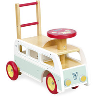 Retro Wooden Toy Combi Pusher & Ride On
