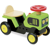 Retro Wooden Ride On Tractor