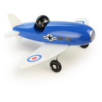 Vilac Blue Aerobatic Wooden Toy Plane