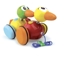 2 waddle ducks pull toy
