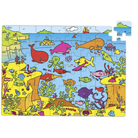 Submarine Life 48 pce Puzzle in Whale Box