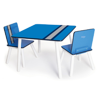 P'kolino Classically Cool Table and Chairs - Racing Stripes