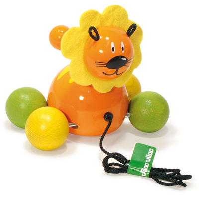 Baby Lion Pull Toy by Vilac