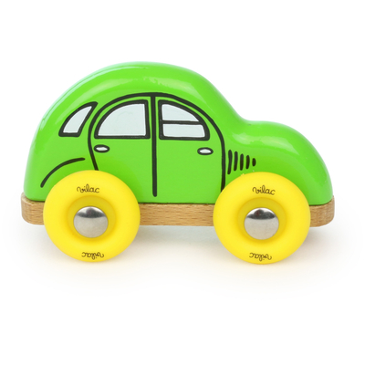 Green Wooden Mini Toy Car