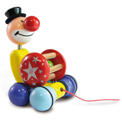 Grantoon The Clown Pull Toy by Vilac
