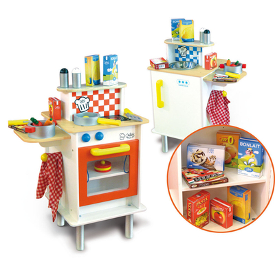 Double Sided Large Kids Kitchen with Accessories